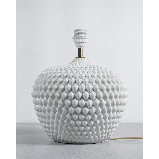 Italian Ceramic Table Lamp, 1970s For Sale - Image 9 of 12
