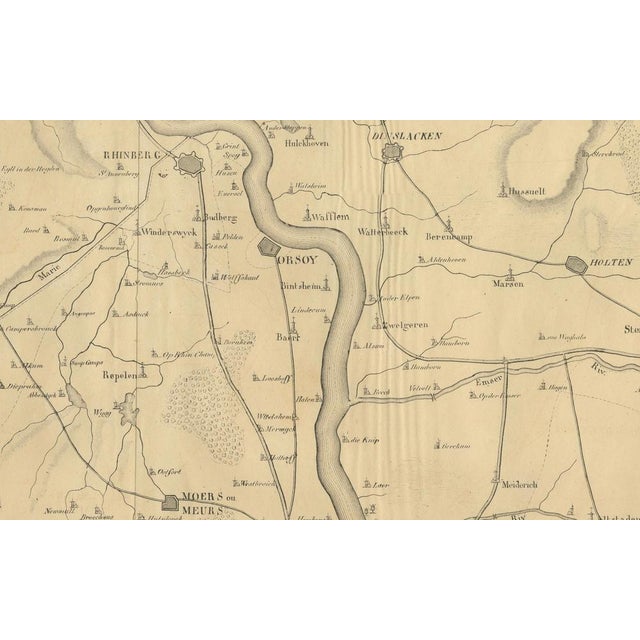Map of the Rhine River Region by Vandermaelen, 1821 For Sale - Image 9 of 11