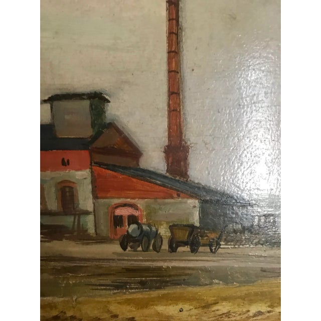 Here is a beautiful painting by Kurt Haase-Jastrow with certification on the back. It is framed in a wood frame with a...