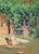 Molly Cramer, Farm with Chickens, Oil on Canvas, Framed For Sale - Image 4 of 9