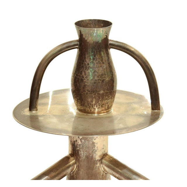 Silver Alaska Candlestick by Ettore Sottsass, 1981 For Sale - Image 3 of 5