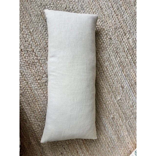 Pierre Frey Lumbar Pillows in Celadon, A Pair. 10x23