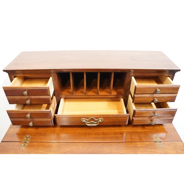 Brown Thomasville Furniture Collector's Cherry Traditional Style 34" Secretary Desk 10131-655 For Sale - Image 8 of 16