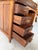 Antique Early 20th Century Solid Wood Roll Top Desk With Drawers & Interior Organizer For Sale - Image 4 of 11