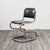Black Chromed Steel Cantilever Chairs, 1980s, Set of 4 For Sale - Image 8 of 13