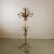 Metal Hollywood Regency Floor Lamp with Wheat Motif in Gold Leaf by Hans Kögl For Sale - Image 7 of 7