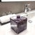 This Amethyst Square Container is hand-cut from genuine Brazilian amethyst, revealing the stone’s rich violet tones and...