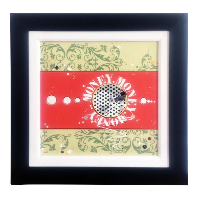 Philippe Bertho, "Money (Red)" Serigraph on Canvas 2007 For Sale