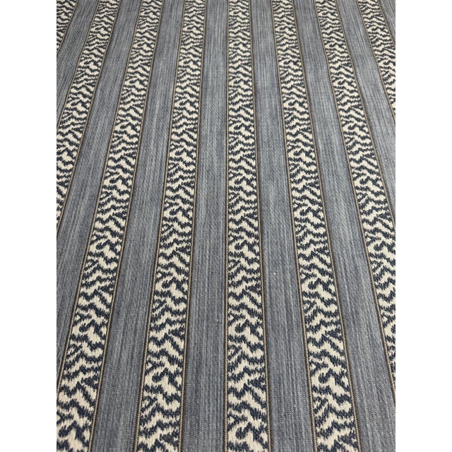 Traditional Colefax and Fowler Tilney Stripe F4864-03 Color: Blue Fabric 2 1/2 Yards For Sale - Image 3 of 6