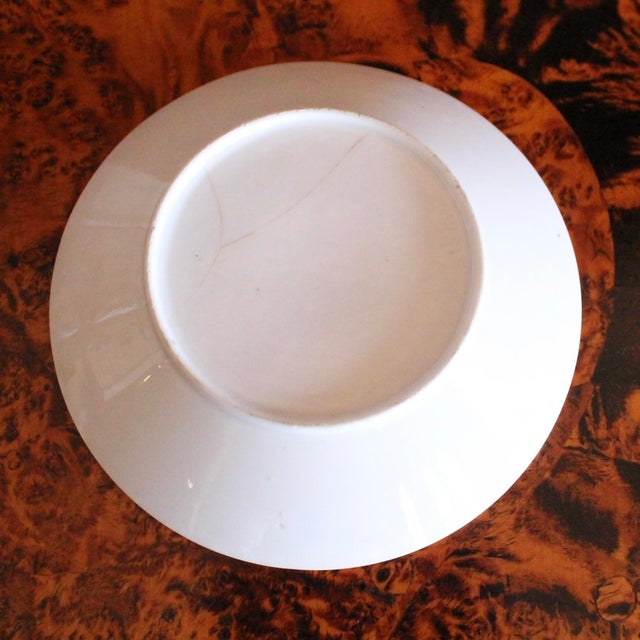 Antique English Porcelain Tea Cup and Saucer, Floral Decoration For Sale - Image 11 of 11