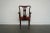 Vintage Mahogany Lyre-Back Armchair For Sale - Image 4 of 14