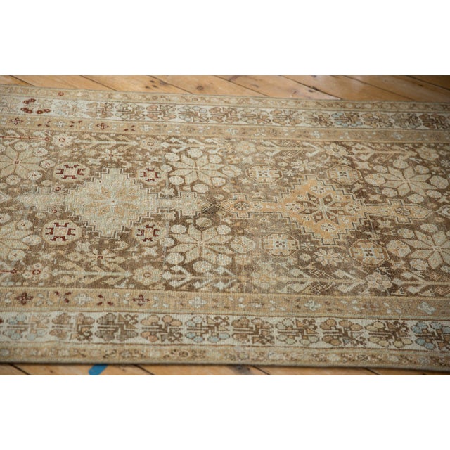 1950s 1950s Vintage Persian Afshar Diamond Medallion Wool Runner For Sale - Image 5 of 12