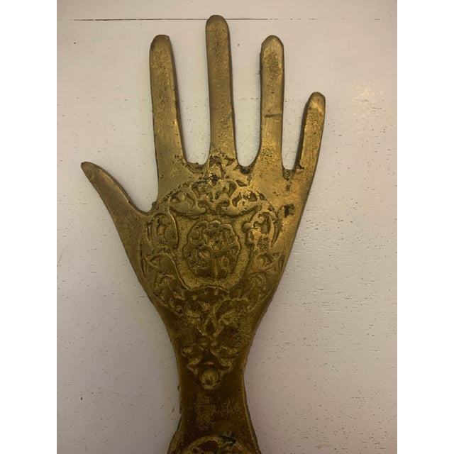 Brass, very large bottle opener, collector's item, 1950s. Dimensions: height - 20cm. Width - 8 cm. Depth, thickness - 0.4 cm.