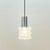 1970s Mid-Century Bubble Glass and Chrome Pendant attributed to Helena Tynell for Limburg, Germany, 1960s For Sale - Image 5 of 9