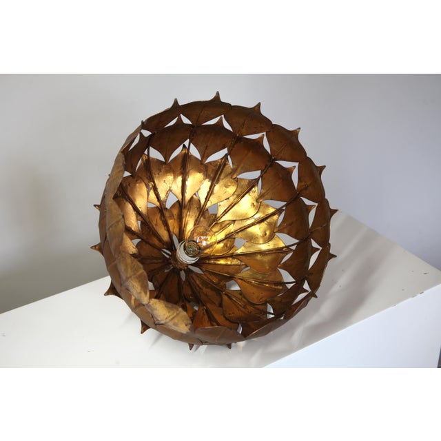 Lotus Ceiling Lamp by Hans Kögl, Germany, 1960s For Sale - Image 4 of 11
