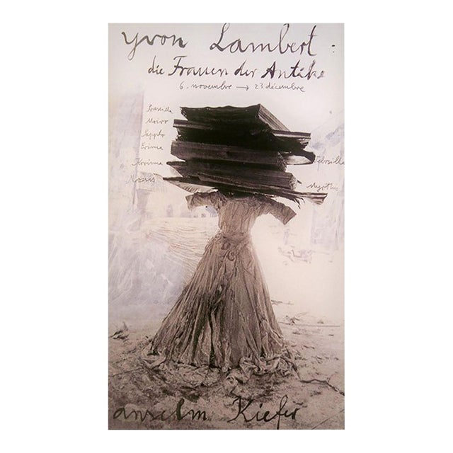 Anselm Kiefer the Woman of Antiquity Exhibition Poster For Sale