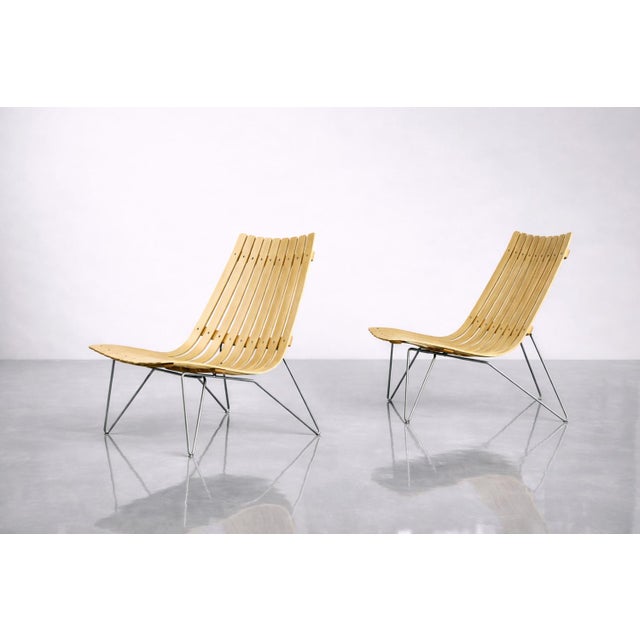 Brown Scandinavian Easy Chairs by Hans Brattrud for Fjordfiesta, 2000s, Set of 2 For Sale - Image 8 of 18