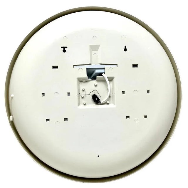 Beige Space Age Round Mirror with Lighting Model A41 from Allibert, 1970s For Sale - Image 8 of 9