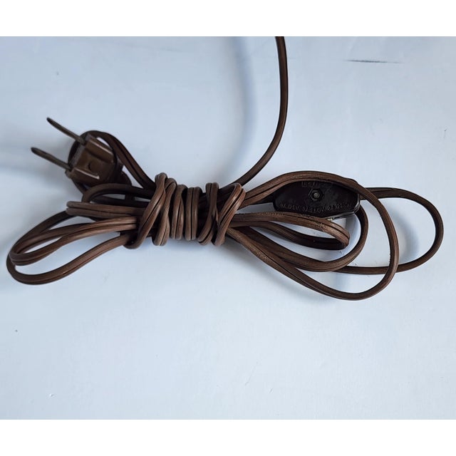 Vintage Chinese Famile Noire Mille Fleurs Large Table Lamps For Sale - Image 12 of 12