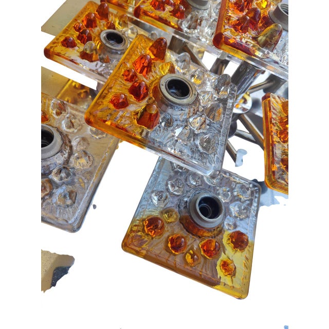 1970s Vintage Ceiling Lights by Toni Zuccheri for Mazzega, 1970, Set of 2 For Sale - Image 5 of 18