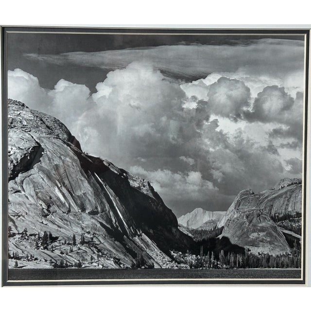 1930s Two Ansel Adams Lithographs, Yosemite: Half Dome & Tenaya Lake For Sale - Image 5 of 13