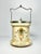 1910s Antique English Crown Devon Cream Ceramic Biscuit Barrel Jar & Lid 6 1/4” Good antique condition. No chips, cracks,...