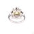 Metal Art Deco 2.47 Carat Old European Cut Diamond Onyx Ruby Gold Ring, Size 6.5 For Sale - Image 7 of 9