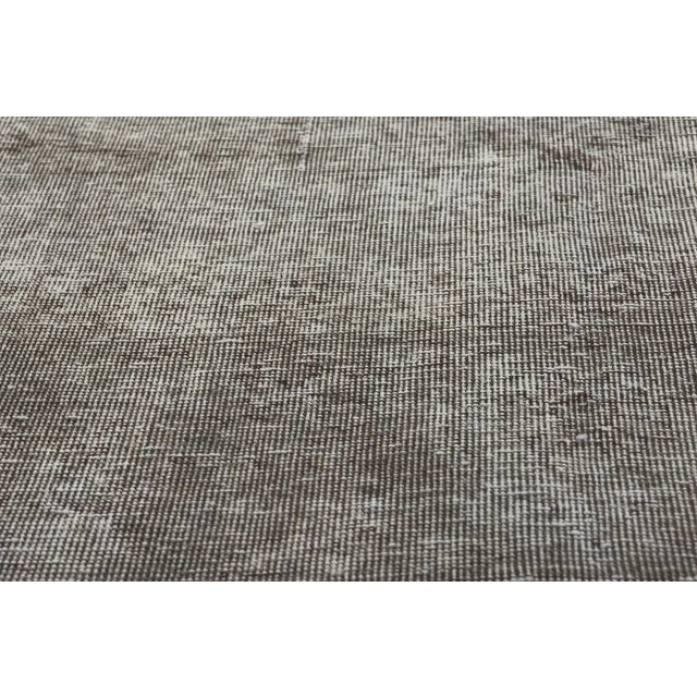 Mid 20th Century Mid 20th Century Vintage Distressed Gray Rug - 08'09 X 11'04 For Sale - Image 5 of 10