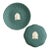 Vintage Wedgwood Jasperware Teal Green Scallop Shell Petite Trinket Dish & Lidded Box For Sale
