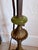 Early 20th Century Antique Rembrandt Art Deco Gold Floor Standing Bridge Arm Lamp 63" Green Spacers For Sale - Image 5 of 11