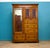 Antique Edwardian Walnut Compact Combination Wardrobe, 1900s For Sale - Image 9 of 9