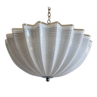 Modern Lucite Pendant Chandelier For Sale