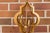 Mid-Century Modern Mid 20th Century Mid Century Modern French Gilt Metal Three-Light Lantern with Scrolling Effects, Wired For Sale - Image 3 of 12
