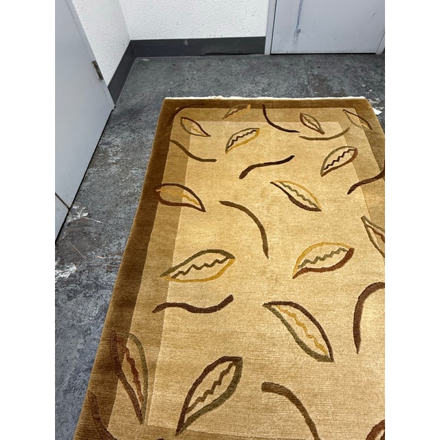 5Ft × 7Ft 6 in Tony Kitz Gallery Wool Area Rug For Sale - Image 9 of 12