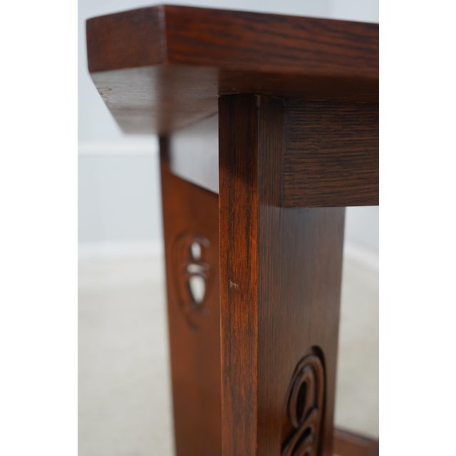 Stickley Highlands Arts & Crafts Pub Dining Table For Sale - Image 12 of 13