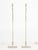 Late 20th Century Cedric Hartman Style Chrome Floor Lamps, Pair For Sale - Image 5 of 5