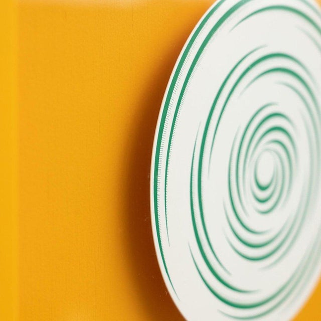 Goldenrod Marcel Duchamp, Escargot Rotorelief, Konig Series, 1987, Rotorelief For Sale - Image 8 of 12