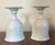 White Antique Early 19th Century French Empire White Opaline Glass Wine Goblets Circa 1820 - A Pair For Sale - Image 8 of 12