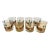 Egyptian Motif Rocks Glasses - Set of 8 For Sale