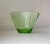 Uranium Green Art Glass Bowl with Arrows by Jacob E. Bang for Holmegaard, 1930s For Sale - Image 4 of 6