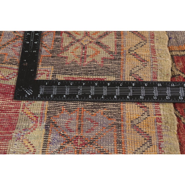Textile Vintage Turkish Oushak Rug, 05'02 X 11'00 For Sale - Image 7 of 10