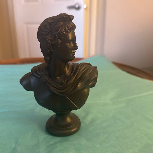 Capture the timeless allure of antiquity with this striking contemporary bust of Apollo Belvedere. Modeled after the...