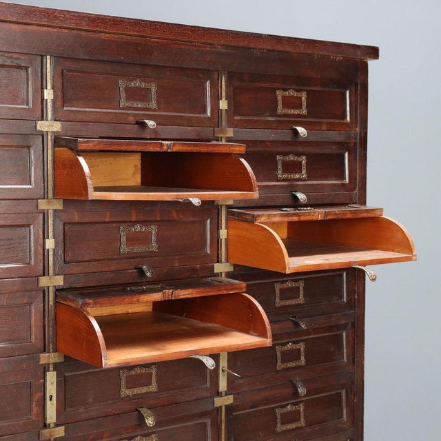 Antique Chest of Drawers in Walnut and Painted Oak For Sale - Image 3 of 10