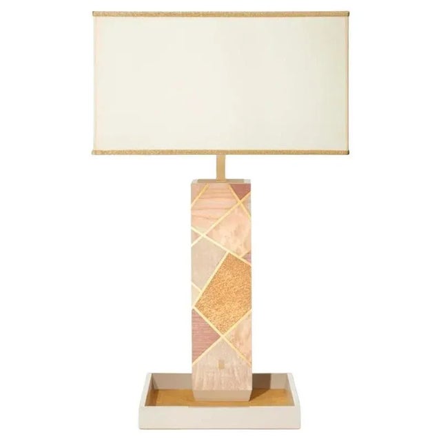Gold Tellux Riviera Table Lamp by Morici For Sale - Image 8 of 8