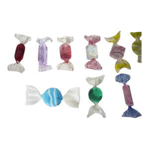 Vintage Venetian Murano Glass Candies, S/22