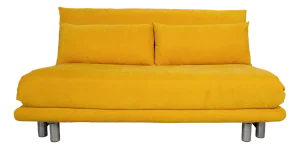 Yellow Fabric Multy Three-Seater Sofa with Manual Sleeper Function from Ligne Roset
