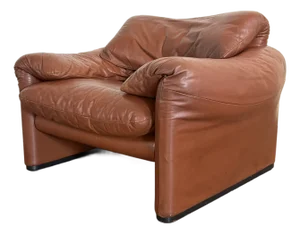 Vintage 1970's Cassina Maralunga Lounge Chair
