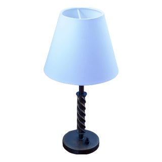 Swedish Modern Brass Table Lamp For Sale
