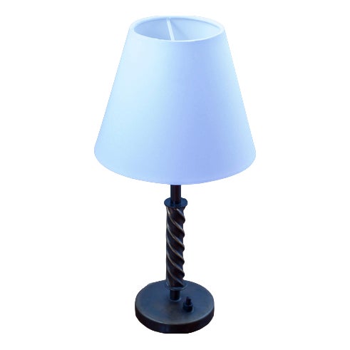 Swedish Modern Brass Table Lamp For Sale