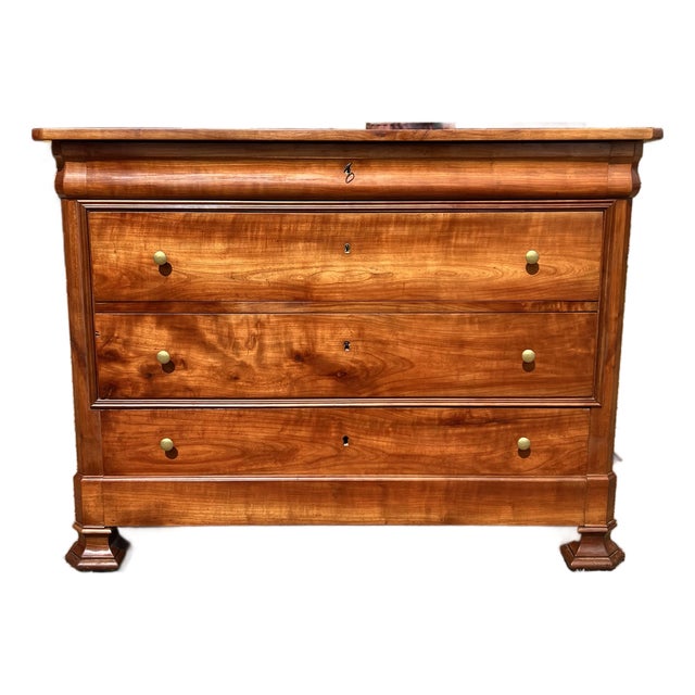 French 19th Century Louis Philippe Chestnut Commode / Chest of Drawers For Sale